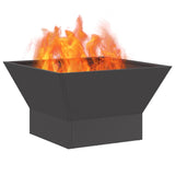 Focolare Nero 60 x 60 x 35 cm Acciaio
