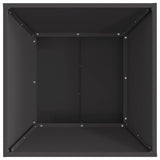 Focolare Nero 60 x 60 x 35 cm Acciaio