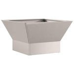 Focolare Nero 60 x 60 x 35 cm Acciaio