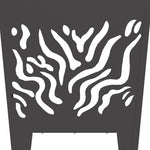 Focolare Nero 40 x 40 x 40 cm Acciaio laminato a freddo