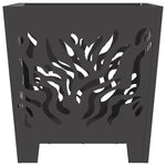 Focolare Nero 40 x 40 x 40 cm Acciaio laminato a freddo