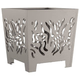Focolare Marrone 40 x 40 x 40 cm acciaio corten