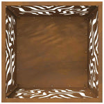 Focolare Marrone 40 x 40 x 40 cm acciaio corten