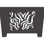 Focolare Nero 60 x 60 x 40 cm Acciaio laminato a freddo
