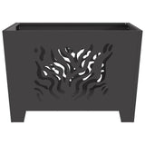 Focolare Nero 60 x 60 x 40 cm Acciaio laminato a freddo