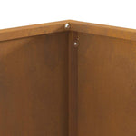 Focolare Marrone 60 x 60 x 40 cm acciaio corten