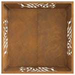 Focolare Marrone 60 x 60 x 40 cm acciaio corten