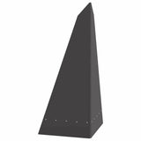 Focolare Nero 58 x 40 x 100 cm Acciaio laminato a freddo