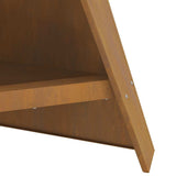 Focolare Marrone 58 x 40 x 100 cm acciaio corten