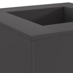 Focolare Nero 60 x 60 x 30 cm Acciaio laminato a freddo