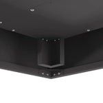 Focolare Nero 60 x 60 x 30 cm Acciaio laminato a freddo