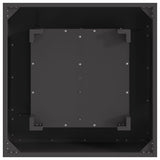 Focolare Nero 60 x 60 x 30 cm Acciaio laminato a freddo
