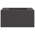 Focolare Nero 60 x 60 x 30 cm Acciaio laminato a freddo