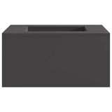 Focolare Nero 60 x 60 x 30 cm Acciaio laminato a freddo
