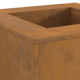 Focolare Marrone 60 x 60 x 30 cm acciaio corten