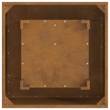 Focolare Marrone 60 x 60 x 30 cm acciaio corten