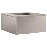 Focolare Marrone 60 x 60 x 30 cm acciaio corten