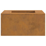 Focolare Marrone 60 x 60 x 30 cm acciaio corten