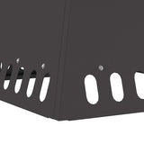 Focolare Nero 48 x 48 x 40 cm Acciaio laminato a freddo