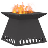 Focolare Nero 48 x 48 x 40 cm Acciaio laminato a freddo