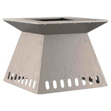 Focolare Marrone 48 x 48 x 40 cm acciaio corten