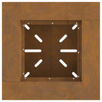 Focolare Marrone 48 x 48 x 40 cm acciaio corten