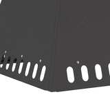 Focolare Nero 60 x 60 x 50 cm Acciaio laminato a freddo