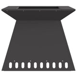 Focolare Nero 60 x 60 x 50 cm Acciaio laminato a freddo