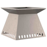 Focolare Marrone 60 x 60 x 50 cm acciaio corten