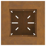 Focolare Marrone 60 x 60 x 50 cm acciaio corten
