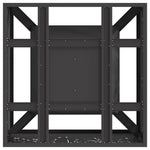 Focolare Nero 60 x 60 x 30 cm Acciaio laminato a freddo
