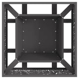 Focolare Nero 60 x 60 x 30 cm Acciaio laminato a freddo