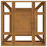 Focolare Marrone 60 x 60 x 30 cm acciaio corten