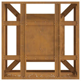 Focolare Marrone 60 x 60 x 30 cm acciaio corten
