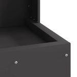 Focolare Nero 35 x 35 x 100 cm Acciaio laminato a freddo