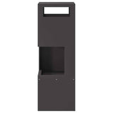 Focolare Nero 35 x 35 x 100 cm Acciaio laminato a freddo