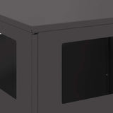 Focolare Nero 50 x 50 x 100 cm Acciaio laminato a freddo