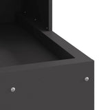 Focolare Nero 50 x 50 x 100 cm Acciaio laminato a freddo