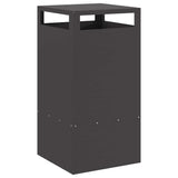 Focolare Nero 50 x 50 x 100 cm Acciaio laminato a freddo