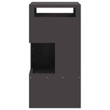 Focolare Nero 50 x 50 x 100 cm Acciaio laminato a freddo