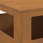 Focolare Marrone 50 x 50 x 100 cm acciaio corten