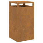 Focolare Marrone 50 x 50 x 100 cm acciaio corten