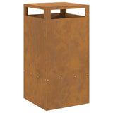Focolare Marrone 50 x 50 x 100 cm acciaio corten