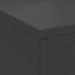 Focolare Nero 60 x 40 x 96 cm Acciaio laminato a freddo