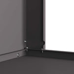 Focolare Nero 60 x 40 x 96 cm Acciaio laminato a freddo
