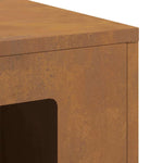 Focolare Marrone 60 x 40 x 96 cm acciaio corten