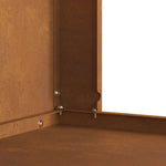 Focolare Marrone 60 x 40 x 96 cm acciaio corten