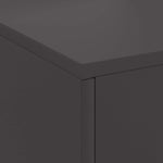 Focolare Nero 80 x 50 x 96 cm Acciaio laminato a freddo