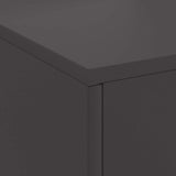 Focolare Nero 80 x 50 x 96 cm Acciaio laminato a freddo