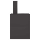 Focolare Nero 80 x 50 x 96 cm Acciaio laminato a freddo